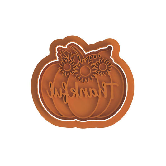 Thankful Pumpkin Stamp & cutter