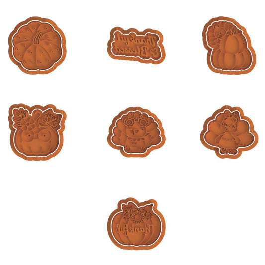 Thanksgiving set 1 Stamp & cutter