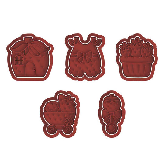Baby Strawberry Set  Stamp/Cutter