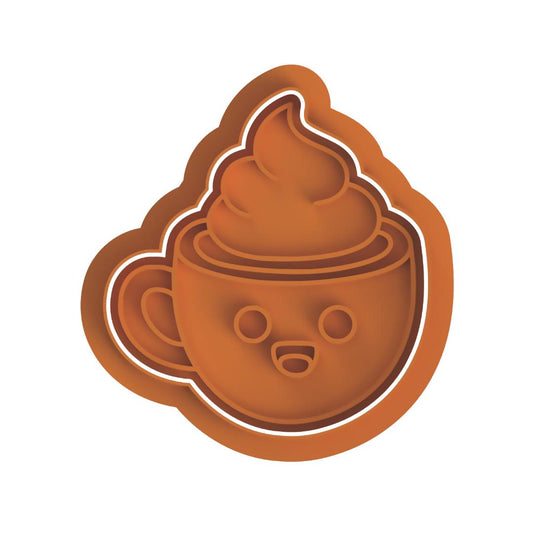 Cute coffee cup Stamp & cutter