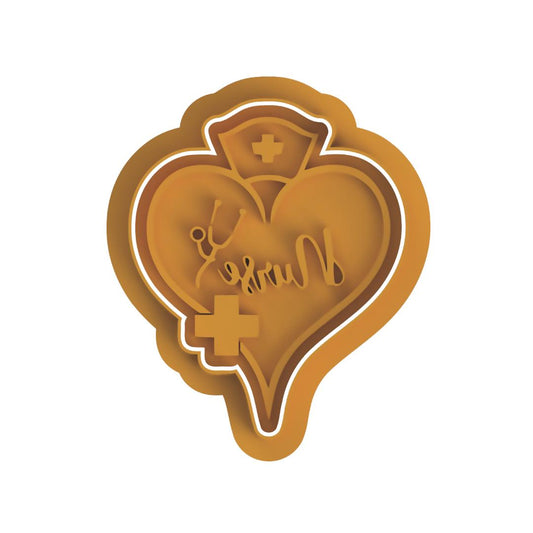 Nurse heart Cutter & Stamp