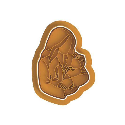 Mother with Baby Cutter & Stamp