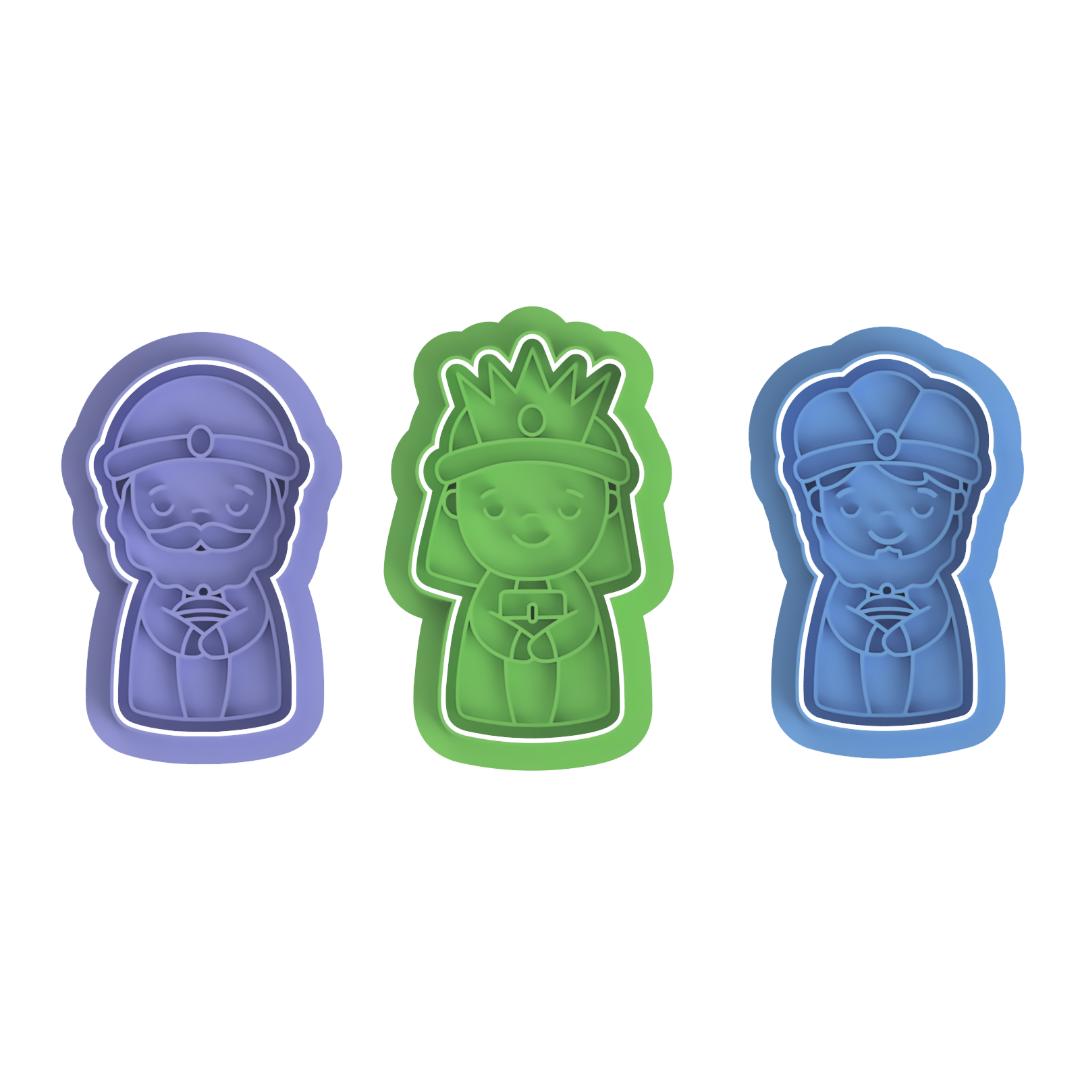Three Wise Men Cutter/Embosser Set