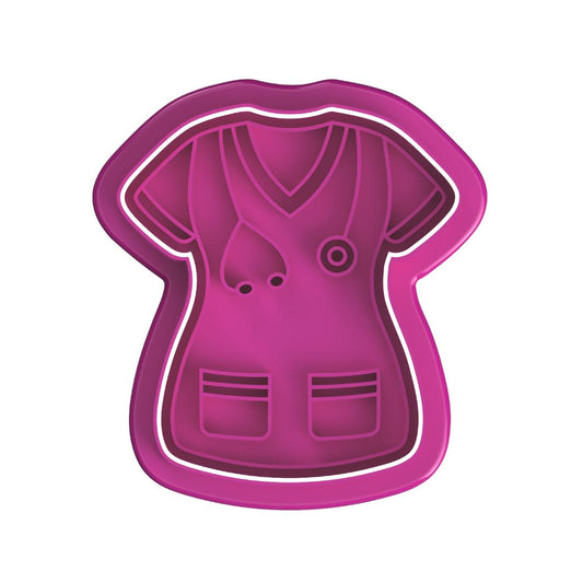 Nurse Scrubs #2 Cutter & Stamp