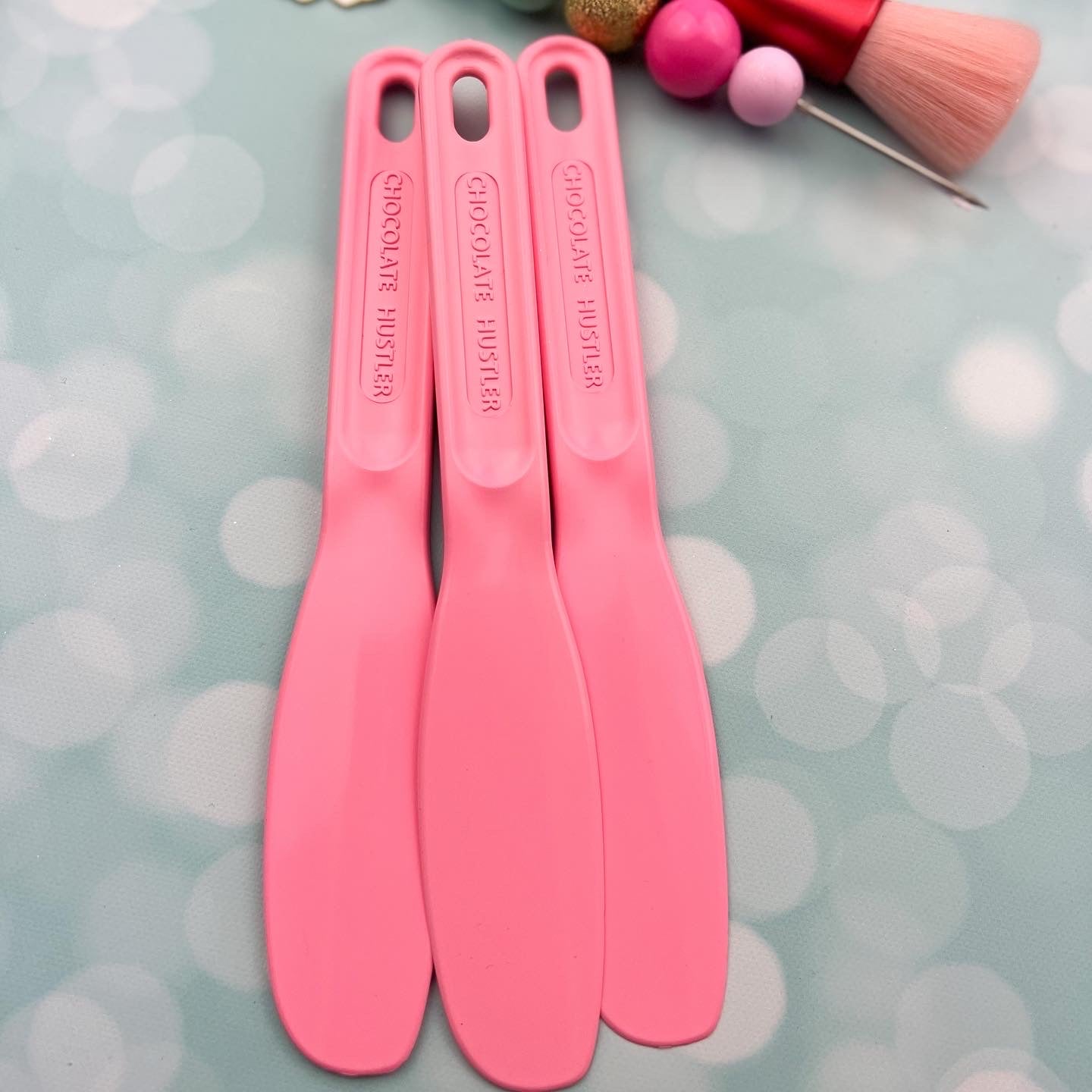 Pretty In Pink Mixing Spatulas