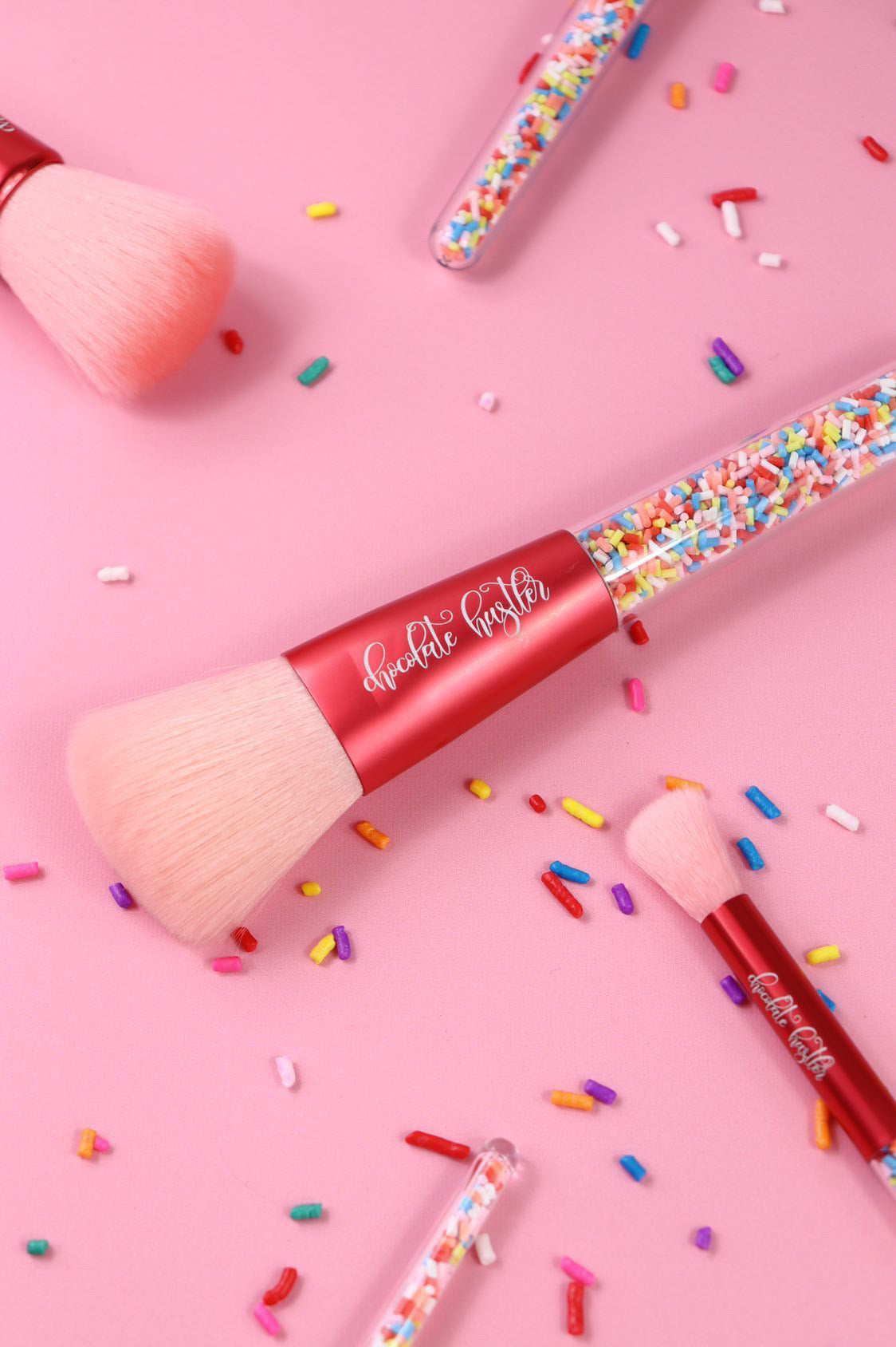 Pink Sprinkle Brushes set of 5