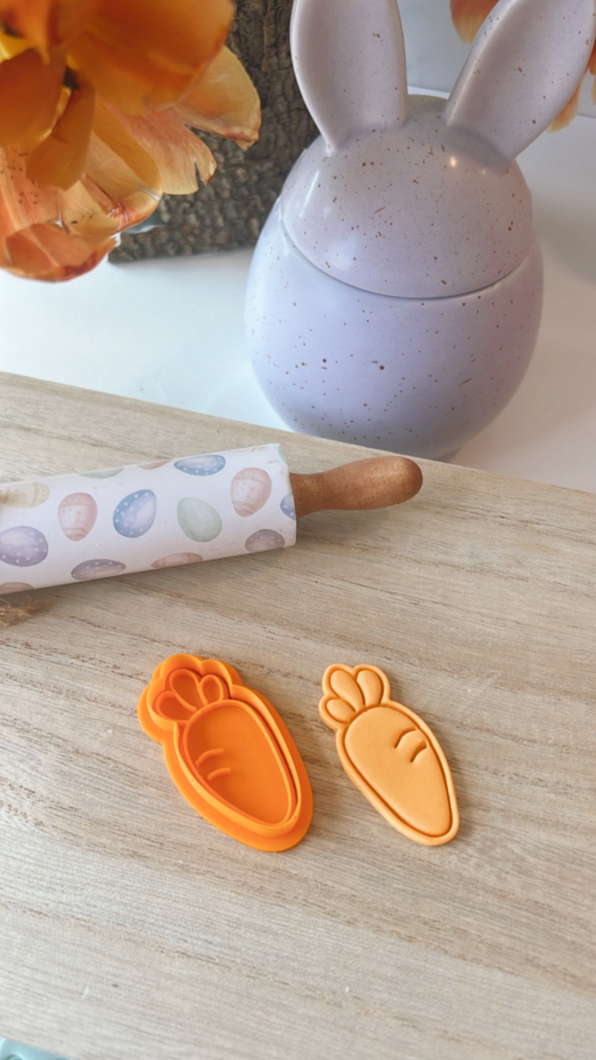 Carrot cutter embosser set