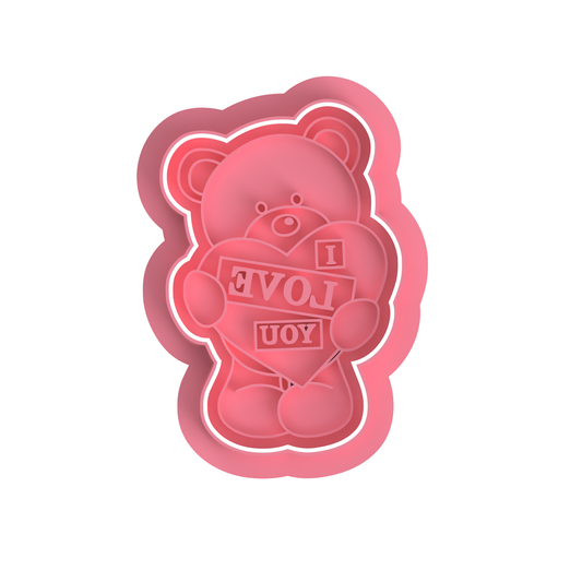 Bear I love you Cutter/Stamp