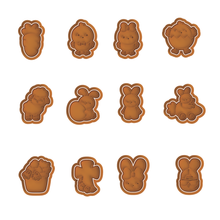 Load image into Gallery viewer, Cute Easter Set Cutter/Stamp
