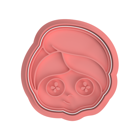 Spa face #2 cutter/stamp
