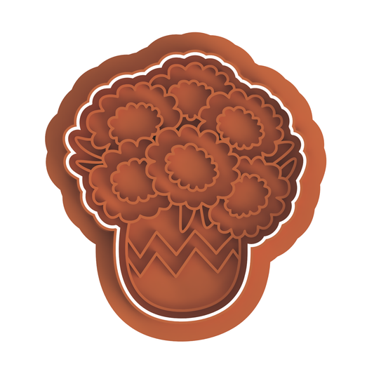 Vase Flor de Muerto Cutter/Stamp
