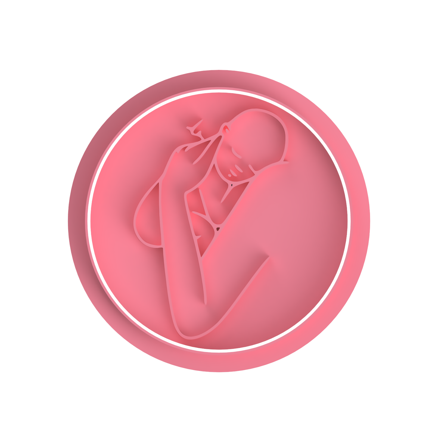 Mother holding baby Stamp