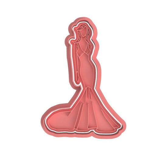 Bride wedding Dress Cutter/Stamp