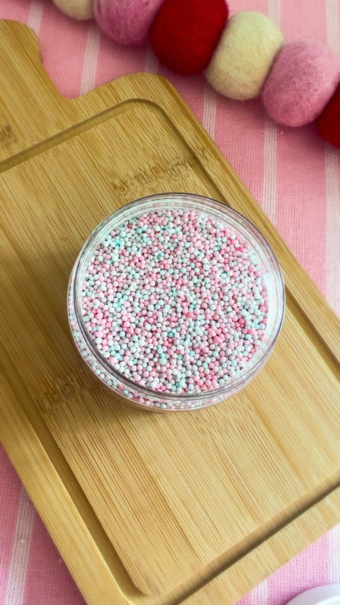 Valentines pastel non-pareils sprinkle mix #3