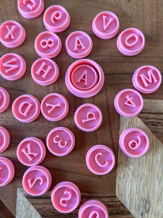 Alphabet Cutter/Embosser Set