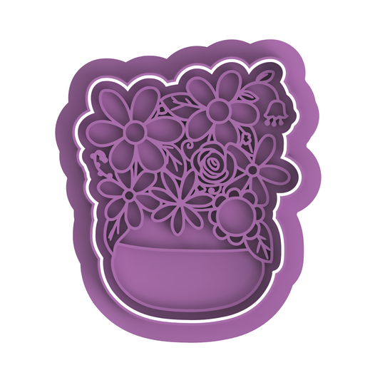 Flower vase cutter /stamp