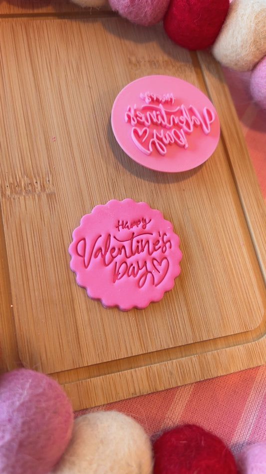Happy Valentine’s Day Round Stamp #5 2026
