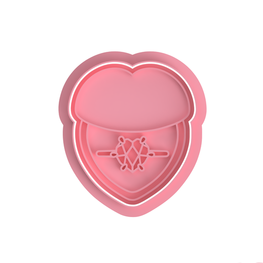 Engagement Ring box  Stamp and cutter