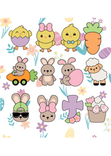 Load image into Gallery viewer, Cute Easter Set Cutter/Stamp
