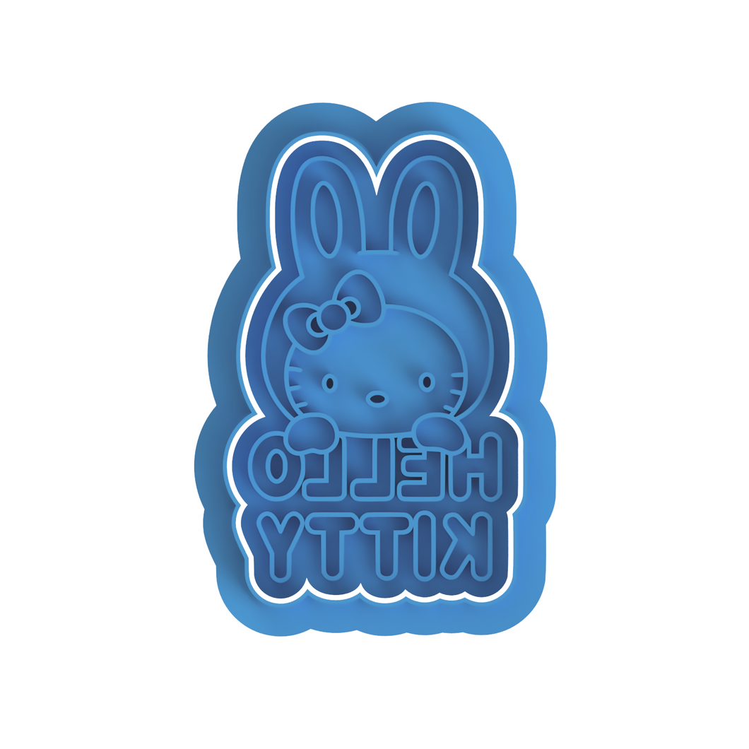 Easter Kitty #5 Cutter/Stamp