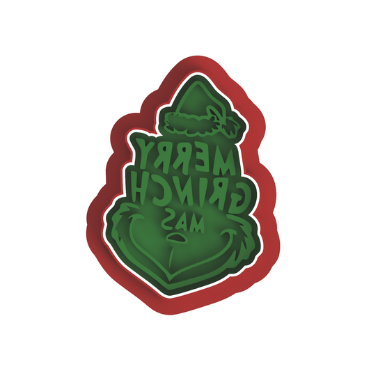 Merry Grinchmas Cutter Stamp