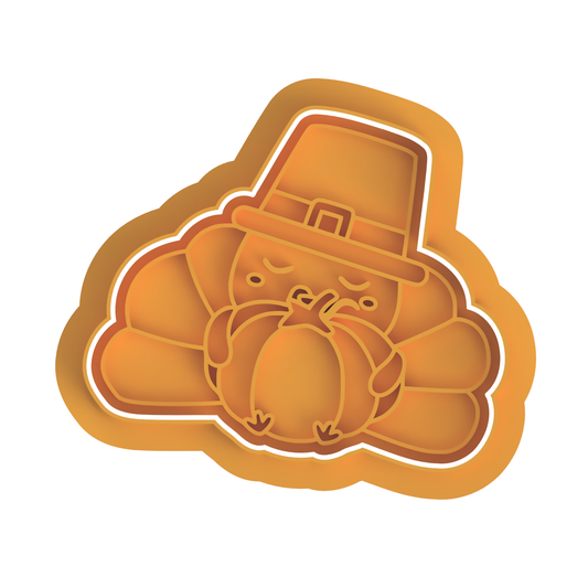 TurKey With Pumpkin cutter/Stamp