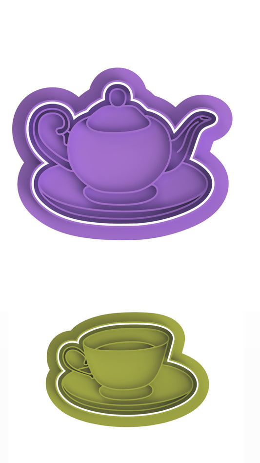 Tea Pot 4 cutter/embosser