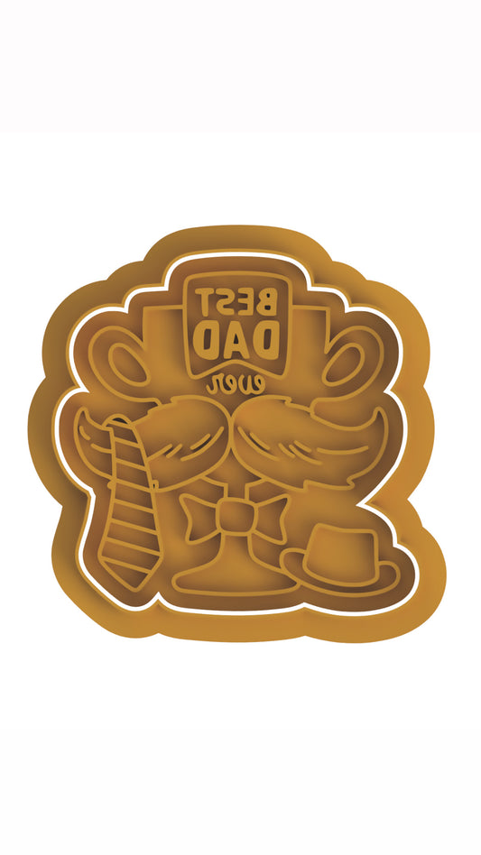 Best Dad Ever trophy Cutter/stamp #16