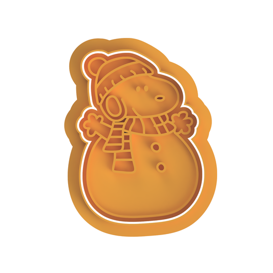 Snowman Snoopy Cutter Stamp