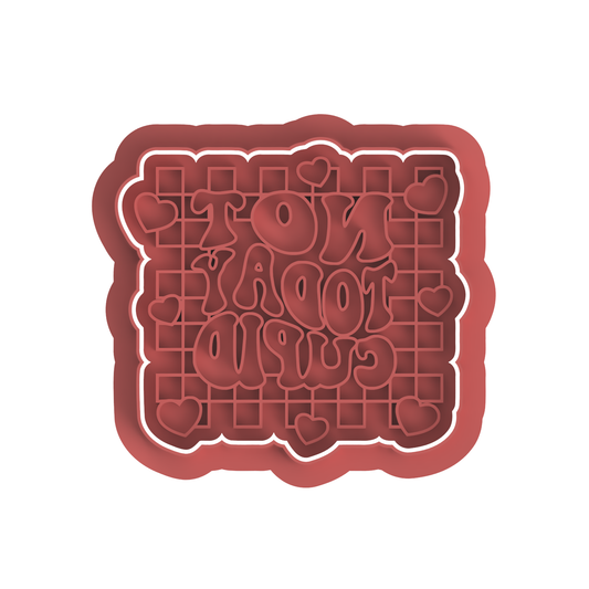 Not today cupid Cutter and Stamp