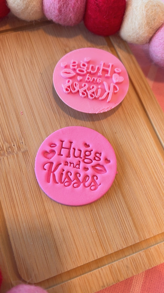 Hugs and kisses iRound Stamp 2026