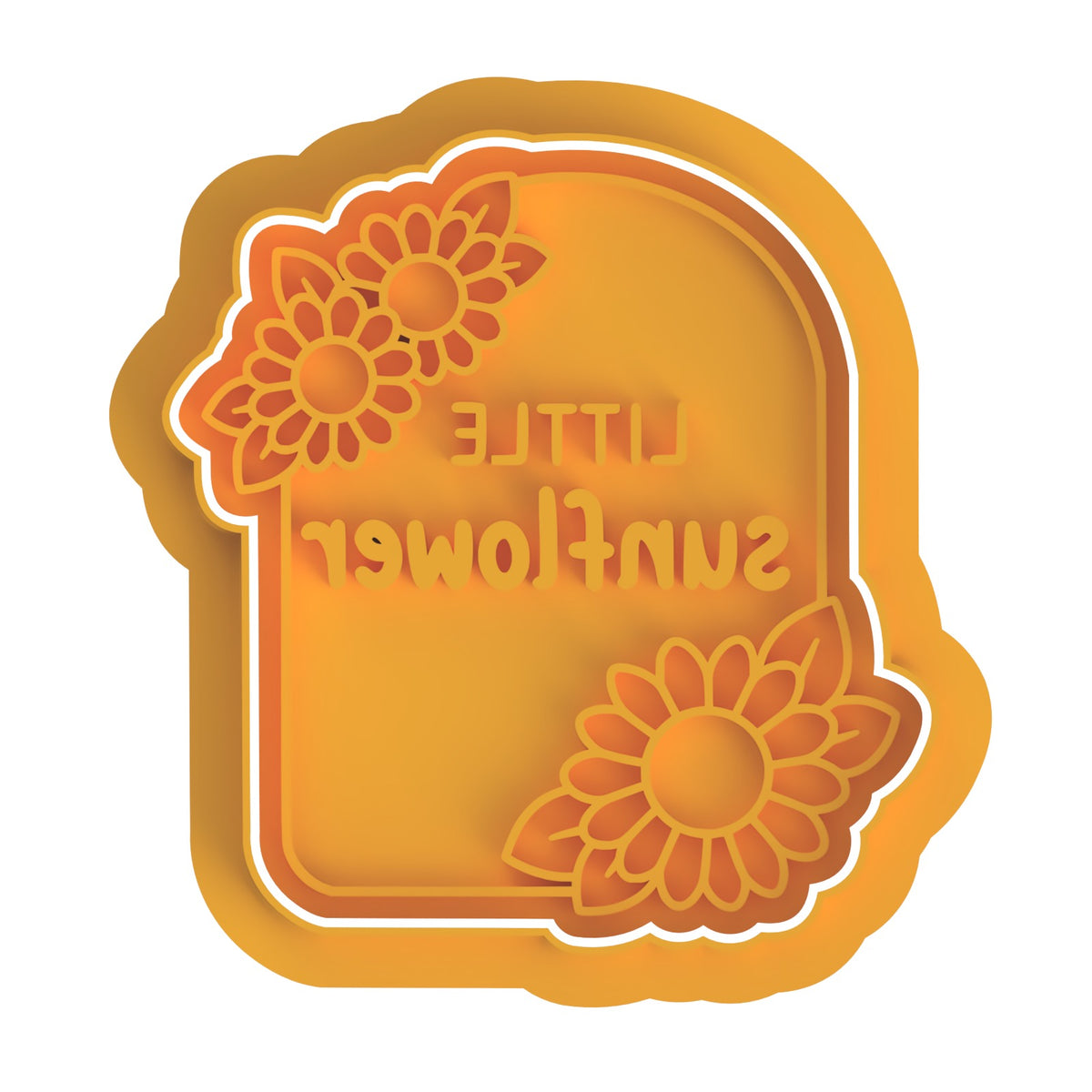 Sunflower Baby set  cutter/stamp