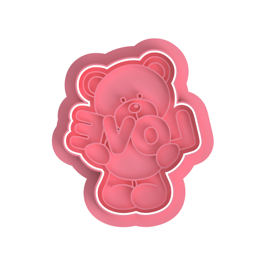 Bear Love Cutter/Stamp