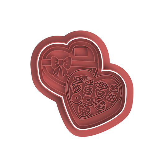 Box of chocolates  Stamp and cutter