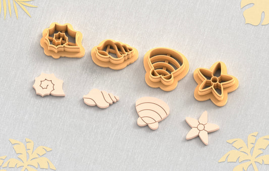 Seashells Cutters set #1