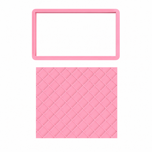 Purse/Bag cutter and texture stamp