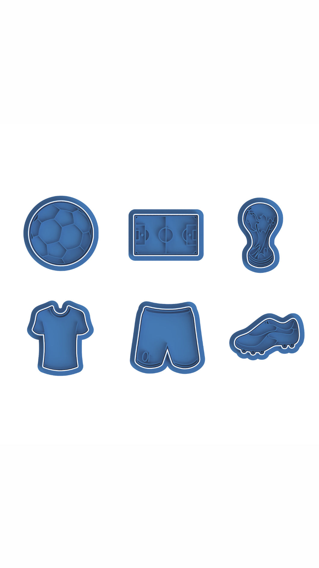 Soccer cutter/embosser set