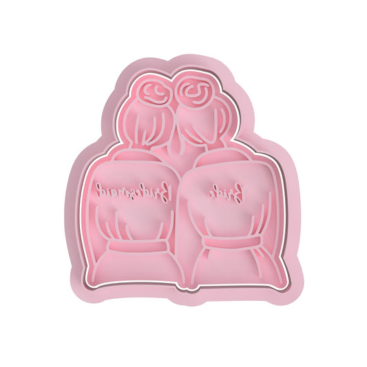 Bride, Bridesmaid  Cutter/Stamp