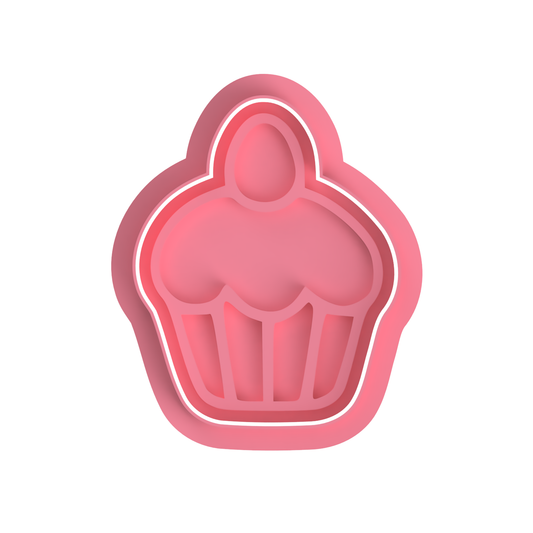 Cupcake #4 cutter/Stamp