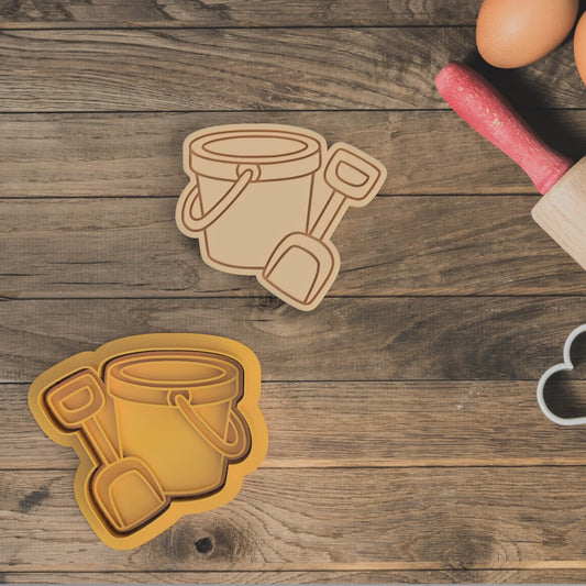 Bucket and shovel  Cutter/embosser