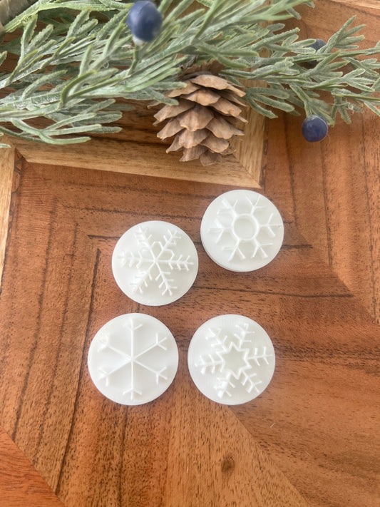 Mini snowflake stamps