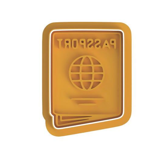 Passport book cutter/stamp