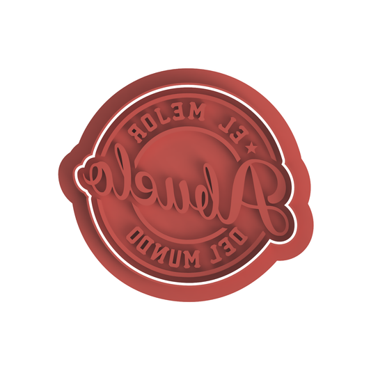 El Mejor Abuelo Del Mundo Cutter/stamp #14