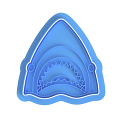 shark Cutter and stamp