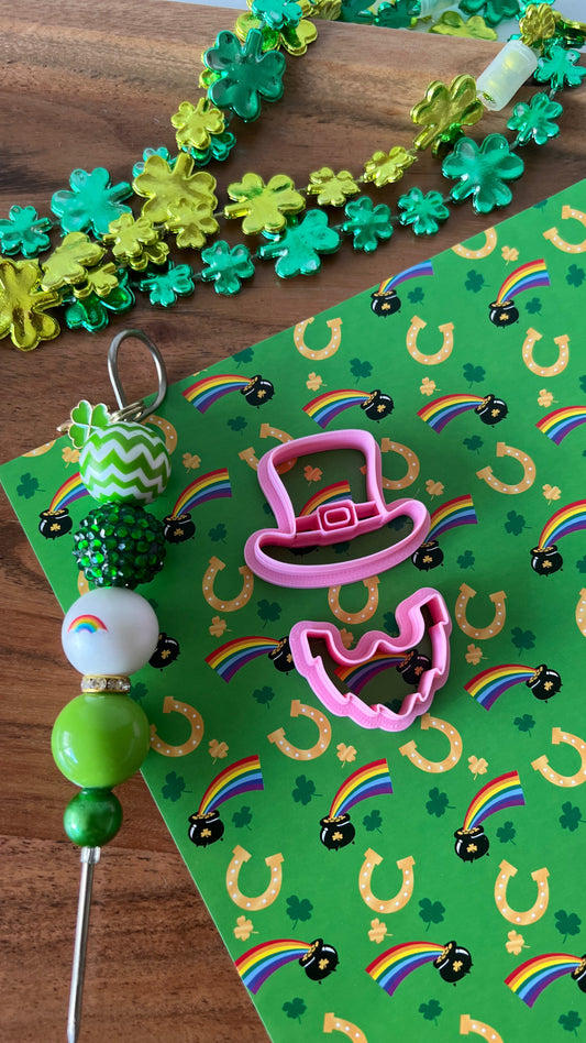 St Patrick's Hat and Beer Cutter set