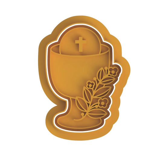 Chalice with greenery Cutter/Embosser