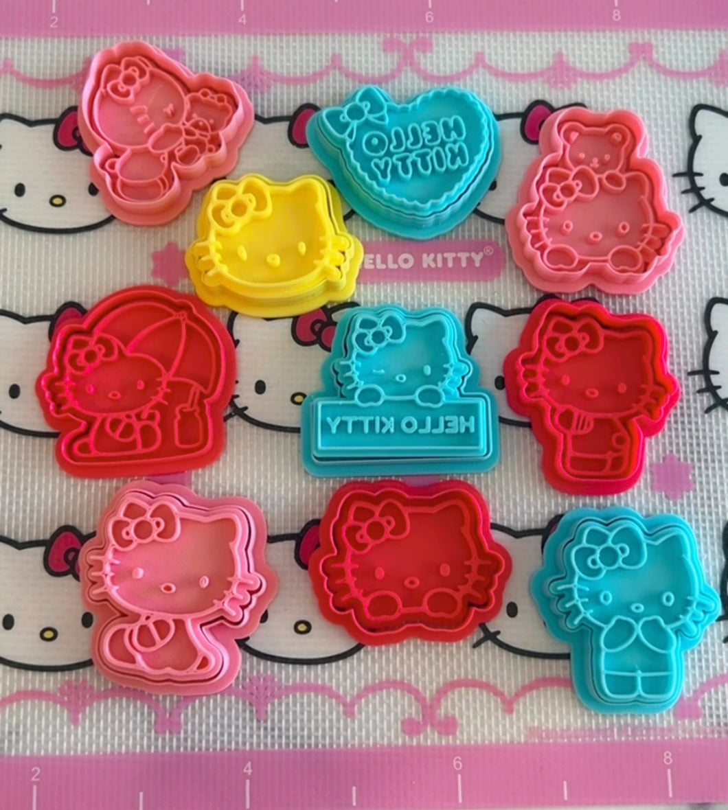 Kitty  set #4 cutter/Stamp