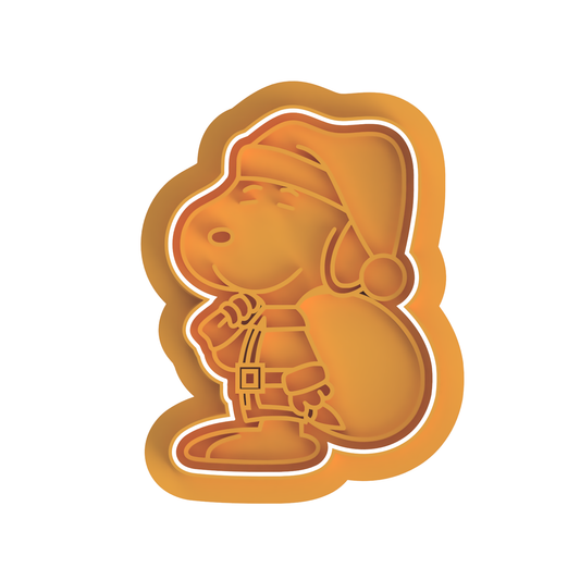 Santa Snoopy  Cutter Stamp