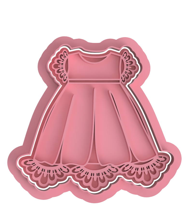 Baby girl dress embosser/ Cutter
