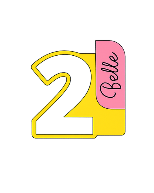 Second Birthday plaque cutters